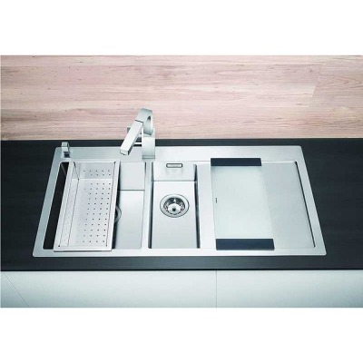 Blanco CLARON 6 S IF Paslanmaz Çelik Evye, Sağ Damlalıklı, Tezgah üstü - 1