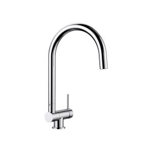 Blanco CORESSA-F Pencere Önü Mutfak Armatürü, Krom yüzey, Eğilebilir gövde, Sağdan kumandalı - 1