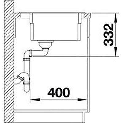 Blanco ETAGON 6 Granit Evye, Beyaz, Tezgah üstü, 60x51 cm, Aksesuar hediyeli - 6