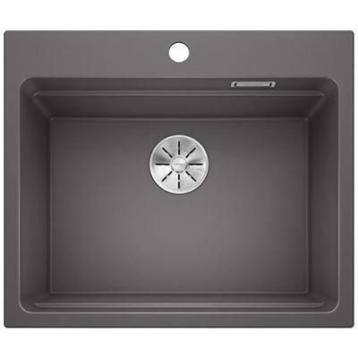 Blanco ETAGON 6 Granit Evye, Kaya Gri, Tezgah üstü, 60x51 cm, Aksesuar hediyeli - 1