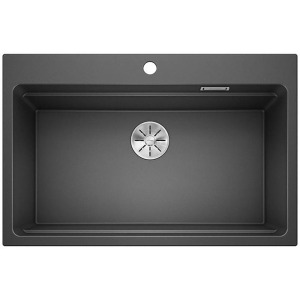 Blanco ETAGON 8 Granit Evye, Antrasit, Tezgah üstü, 78x51 cm, Aksesuar hediyeli - 1