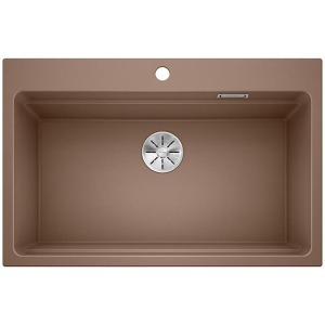 Blanco ETAGON 8 Granit Evye, Kahve, Tezgah üstü, 78x51 cm, Aksesuar hediyeli - Blanco
