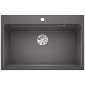 Blanco ETAGON 8 Granit Evye, Kaya Gri, Tezgah üstü, 78x51 cm, Aksesuar hediyeli - Blanco