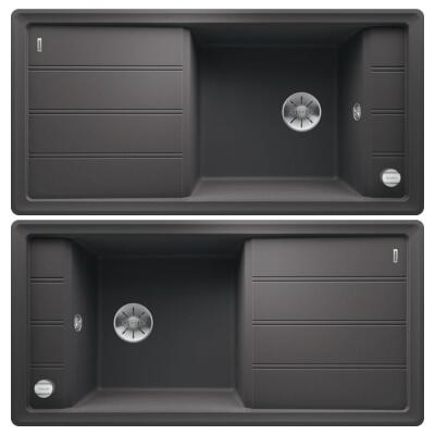 Blanco FARON XL 6 S Granit Evye, Kaya Gri, Tek Hazneli, Damlalıklı, 100x50 cm - 3