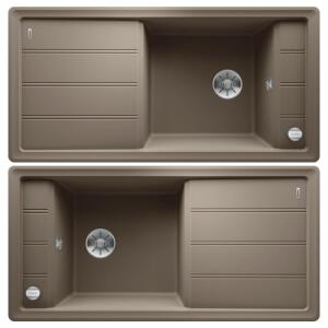 Blanco FARON XL 6 S Granit Evye, Tartufo, Tek Hazneli, Damlalıklı, 100x50 cm - 3