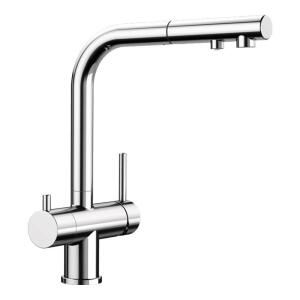 Blanco FONTAS-S II, Su Arıtmaya Uygun Mutfak Armatürü, Krom yüzey, Spiralli başlık - 1