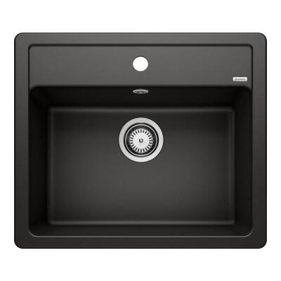 Blanco LEGRA 6 Granit Siyah Evye, MIDA-S Siyah Spiralli Armatür Set - 2