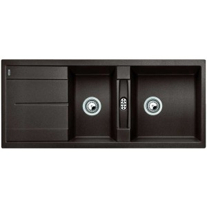 Blanco METRA 8 S Granit Evye, Kahve, 1,5 Hazne, Damlalıklı, 116x50 cm - 1