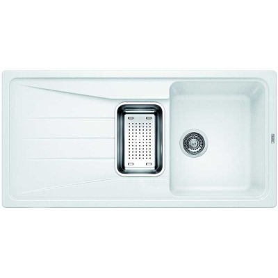 Blanco SONA 6 S Beyaz Granit Evye, MILA Krom Armatür Set, Aksesuar Hediyeli - 2