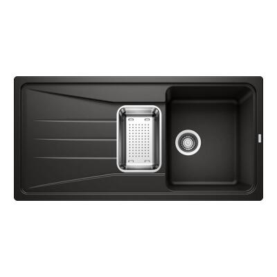 Blanco SONA 6 S Siyah Granit Evye, MIDA-S Siyah Spiralli Armatür Set, Aksesuar Hediyeli - 2