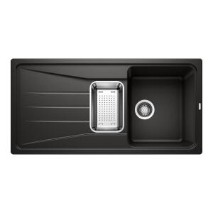 Blanco SONA 6 S Siyah Granit Evye, MIDA Siyah Armatür Set, Aksesuar Hediyeli - 2