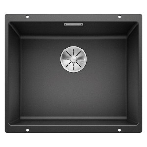 Blanco SUBLINE 500 U Granit Evye, Antrasit, Tek hazneli, Tezgah altı, 50x40 cm - Blanco
