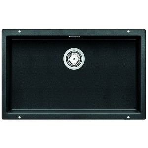 Blanco SUBLINE 700 U Granit Evye, Antrasit, Tek hazneli, Tezgah altı, 70x40 cm - Blanco