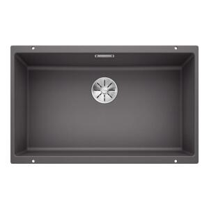 Blanco SUBLINE 700 U Granit Evye, Kaya Gri, Tek hazneli, Tezgah altı, 70x40 cm - 1