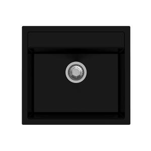 Carysıl 560 Waltz Fe, Tezgah Üstü, Granit, Nero Renk Evye, 56X51 - CARYSIL