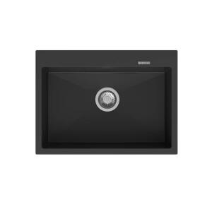 Carysıl 680 Waltz, Tezgah Üstü, Granit, Nero Renk Eviye 68X50 - CARYSIL