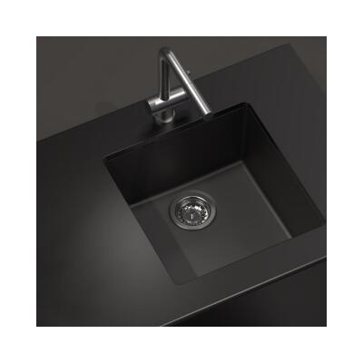 Carysıl N100M ENIGMA, Tezgah Altı, Granit, Nero Renk Evye 43X46 - 2