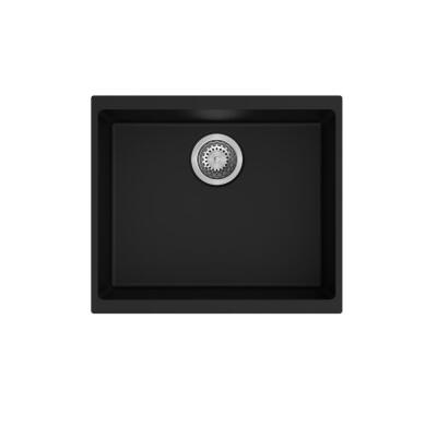 Carysıl N100S ENIGMA, Tezgah Altı, Granit, Nero Renk Evye, 53X46 - 1