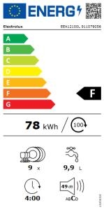 Electrolux EEA12100L Bulaşık Makinesi Tam Ankastre, 5 Programlı - 3