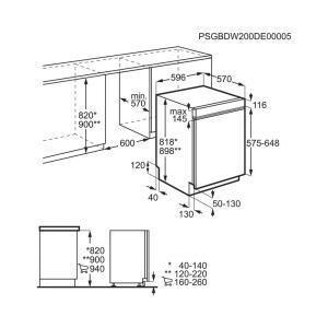 Electrolux EEM69300IX Bulaşık Makinesi Yarı Ankastre, Inox panel, 8 Programlı - 2