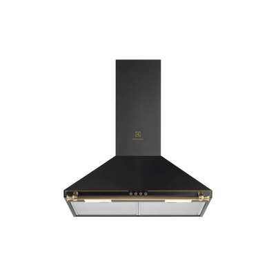 Electrolux EFC226R Duvar Tipi Rustik Davlumbaz, Mat Siyah, 60cm - 1