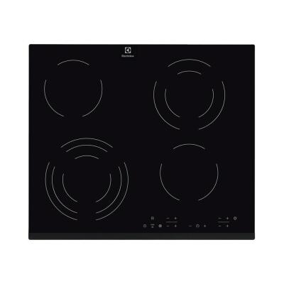 Electrolux EHF6343FOK Ankastre Elektrikli Cam Ocak, 60cm, Siyah - 1