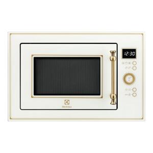 Electrolux EMT25203OC Ankastre Rustik Izgaralı Mikrodalga Fırın, Krem - Electrolux