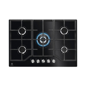 Electrolux KGG75362K Ankastre Gazlı Cam Ocak, 75cm, Siyah - Electrolux