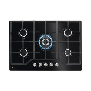 Electrolux KGG75362K Ankastre Gazlı Cam Ocak, 75cm, Siyah - Electrolux