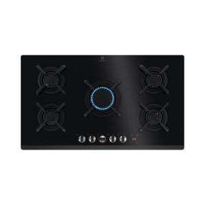 Electrolux KGG953753K Ankastre Gazlı Cam Ocak, 90cm, Siyah - Electrolux