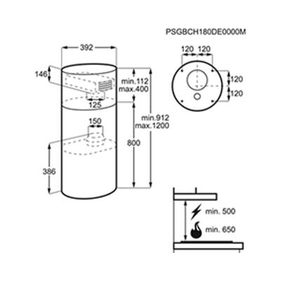 Electrolux LFI514X Ada Davlumbaz, Inox, 40cm - 2