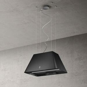 Elica IKONA LIGHT BL MAT-F-60 Ada Davlumbaz, Siyah, 60cm, 610m3 - 2