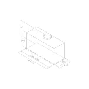 Elica LANE IX/A/52 Ankastre Davlumbaz, Inox, 60 cm - 4