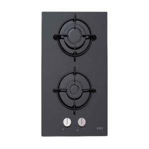 Esty ACO5422B01 Ankastre Domino Cam Ocak, 30 cm, Siyah - ESTY