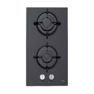 Esty ACO5422B01 Ankastre Domino Cam Ocak, 30 cm, Siyah - ESTY