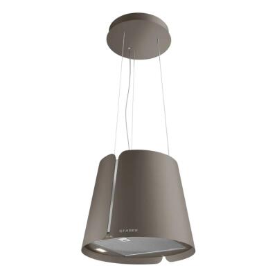 Faber BEAT TITANIUM MATT F45 Ada Davlumbaz, Titanyum Renk, 45 cm - 1