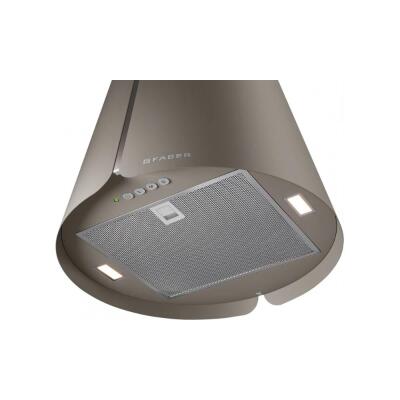 Faber BEAT TITANIUM MATT F45 Ada Davlumbaz, Titanyum Renk, 45 cm - 2