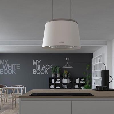 Faber CELINE PLUS Ada Davlumbaz, WW-CG MATT KL, Mat Beyaz, 65 cm - 5