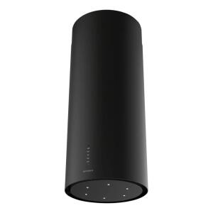 Faber EV8+BK A37 Ada Davlumbaz, Mat Siyah, 37 cm - Faber