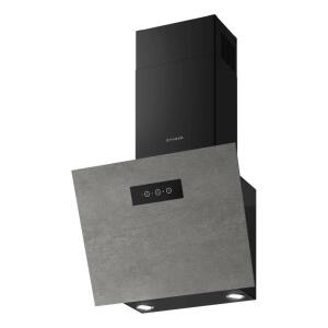 Faber GRES LG 60 Duvar Tipi Davlumbaz, Siyah-Açık Gri Renk, 60 cm - Faber