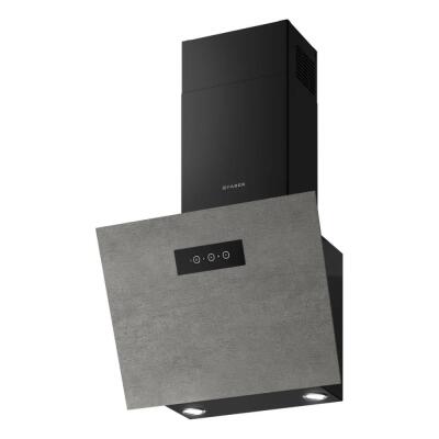 Faber GRES LG 60 Duvar Tipi Davlumbaz, Siyah-Açık Gri Renk, 60 cm - 1