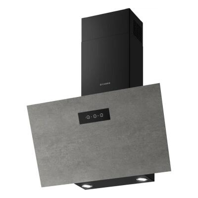 Faber GRES LG 80 Duvar Tipi Davlumbaz, Siyah-Açık Gri Renk, 80 cm - 1