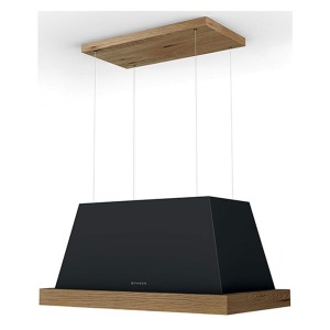 Faber THEA ISOLA EV8 DG MATT F80 SC Ada Davlumbaz, Mat Gri, 80 cm - 1