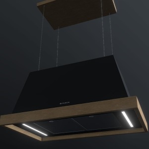 Faber THEA ISOLA EV8 DG MATT F80 SC Ada Davlumbaz, Mat Gri, 80 cm - 4