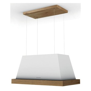 Faber THEA ISOLA EV8 WH MATT F80 SC Ada Davlumbaz, Mat Beyaz, 80 cm - Faber