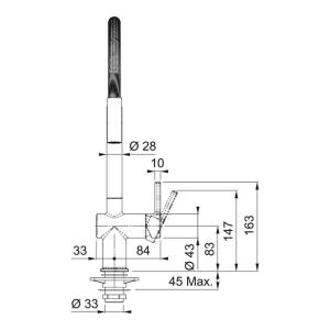 Franke Active Plus Semi Pro, Krom, Spiralli Armatür - 3