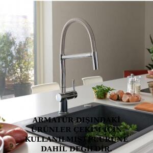 Franke Active Plus Semi Pro, Krom, Spiralli Armatür - 4