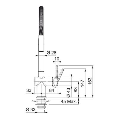 Franke Active Plus Semi Pro, Krom, Spiralli Armatür - 3