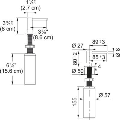 Franke Active SM Sıvı Sabunluk, Çelik - 4