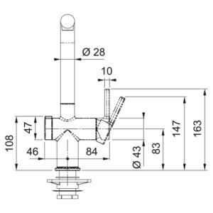 Franke Active Twist Doccia Armatür, Decor Steel - 4